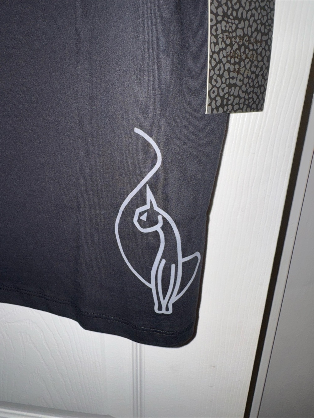 Baby Phat Black Tee with Silver Rhinestone '99' Graphic - Picture 2 of 5